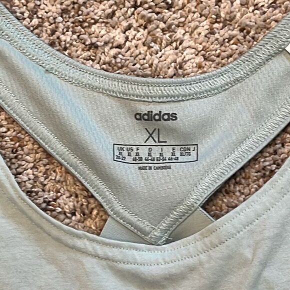 Adidas Mint Green Designed 2 Move Tank Top XL - Picture 6 of 8